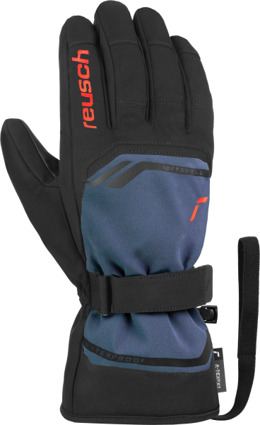 Reusch Primus R-TEX® XT 6201224 7786 black blue front